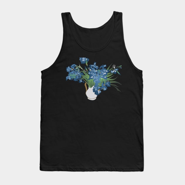 The blue roses Tank Top by Love designer 